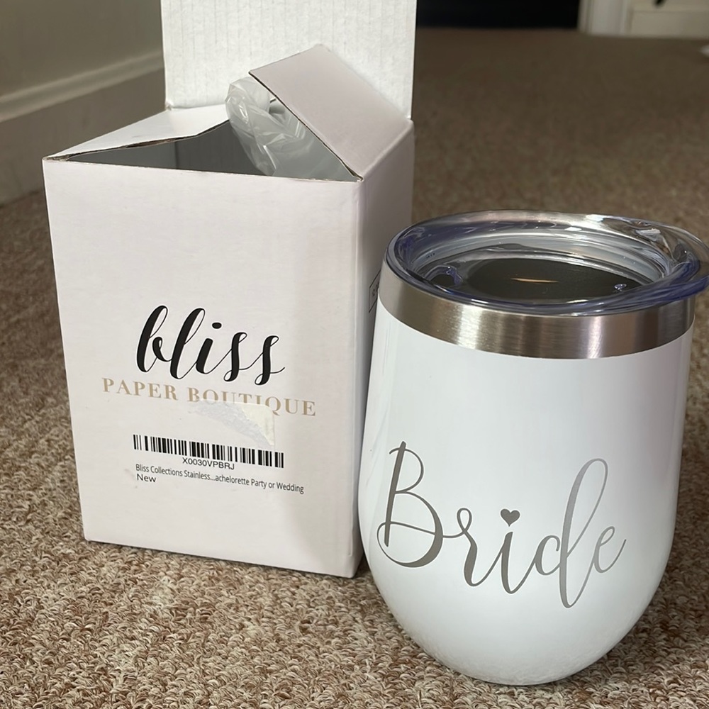 BRAND NEW Bride tumbler